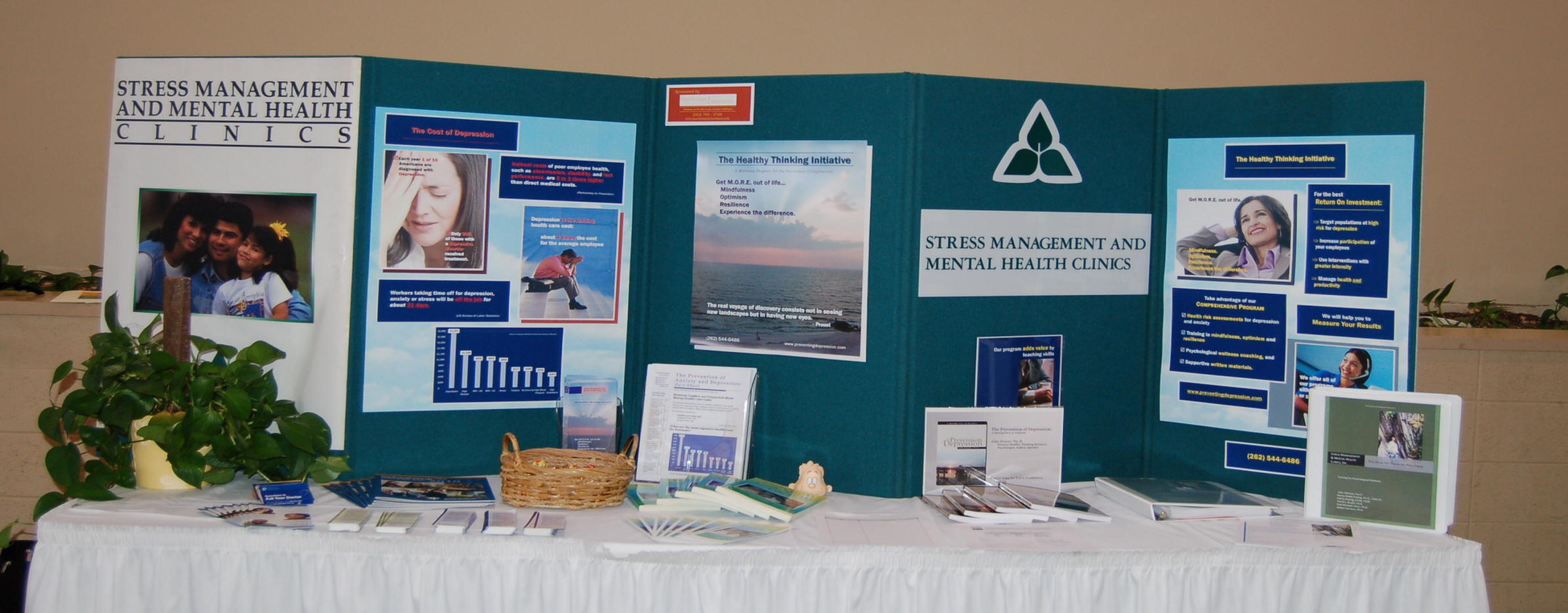 Healthy Thinking Initiative Booth